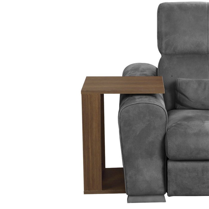 Hanah Home Mesa auxiliar Single - Walnut